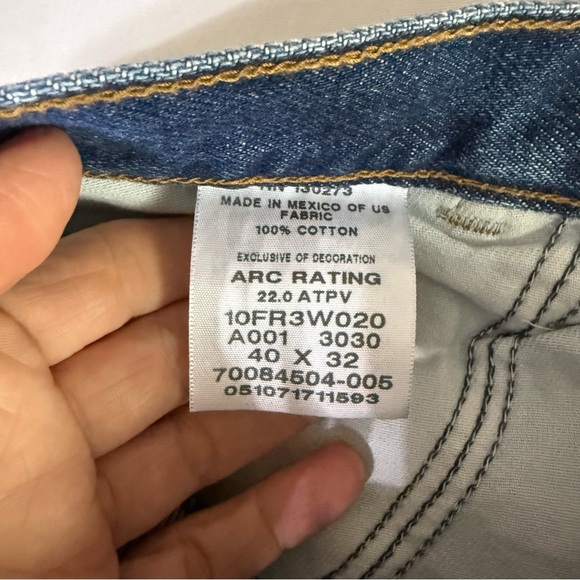NWT Wrangler FR Work Jeans Mens 40X32 Flame Resistant Riggs Carpenter 10FR3W020 - Picture 5 of 7